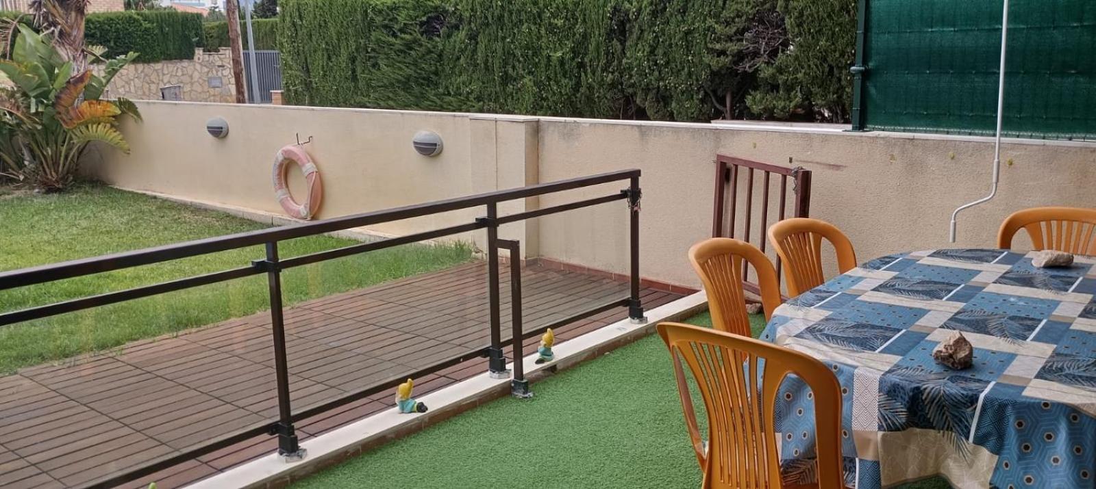 Apartamento Con Terraza Y Acceso Directo A La Piscina Y A 50 M De La Playa Miami Playa Zewnętrze zdjęcie